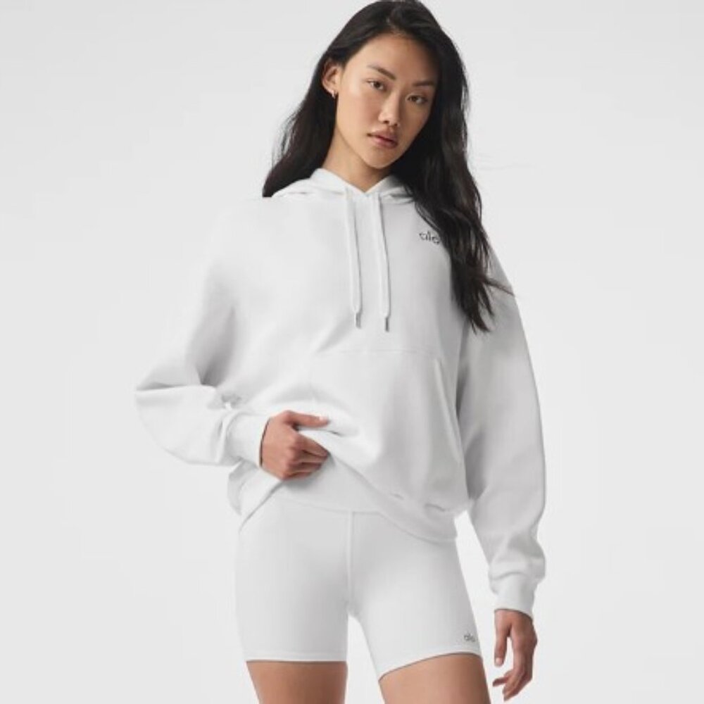alo Accolade Hoodie - white/unisex